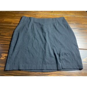 BGC Skirt, Women's Plus Size 22, Black White, Short